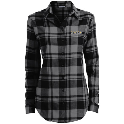 Xoxo Plaid Flannel Tunic
