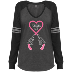 Belles & Shells Game V-Neck T-Shirt