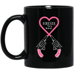 Belles & Shells 11 oz. Black Mug