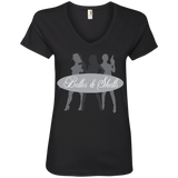 Belles & Shells V-Neck T-Shirt