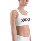Belles & Shells pink XoXo Sports bra