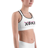 Belles & Shells pink XoXo Sports bra