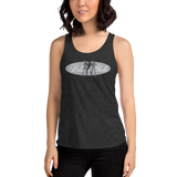 Belles & Shells Tri-Blend Racerback Tank