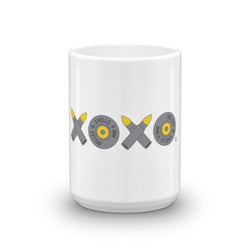 XOXO Yellow Bullets mug