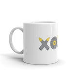 XOXO Yellow Bullets mug
