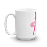 Belles & Shells Pink Magnum Logo mug