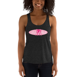 Belles & Shells Tri-Blend Racerback Tank