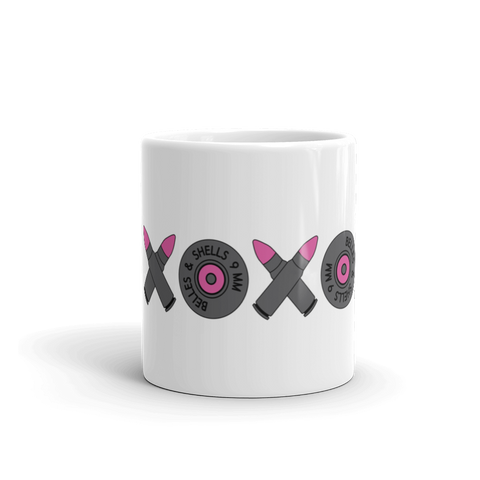 Belles & Shells Pink Bullets Mug
