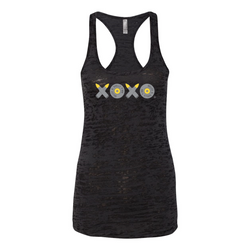 Belles & Shells Burnout Racerback Tank