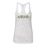 Belles & Shells Burnout Racerback Tank