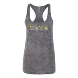 Belles & Shells Burnout Racerback Tank